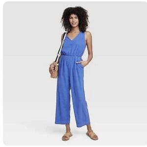 Women's Sleeveless Jumpsuit - Universal Thread BLUE‎ Small